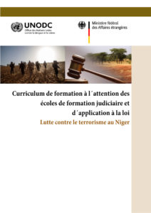Training Curriculum for schools of judicial training and law enforcement-fight against terrorism in Niger